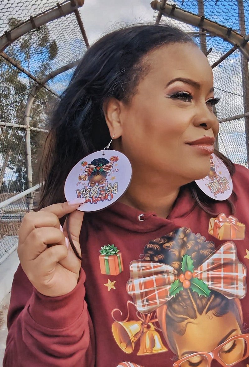 Messy Bun Jumbo Earrings - New