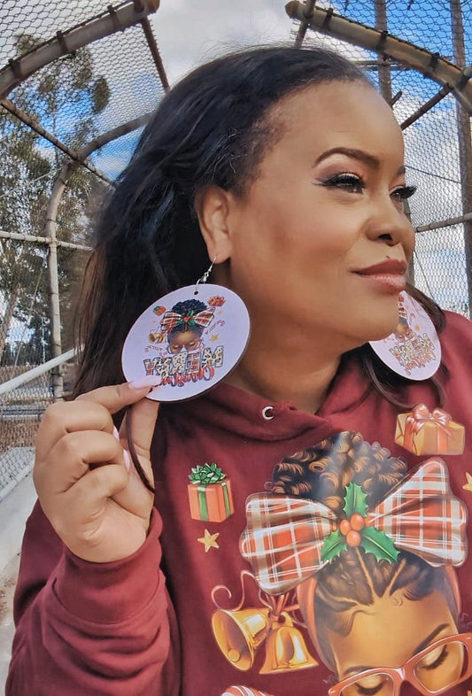 Messy Bun Jumbo Earrings - New