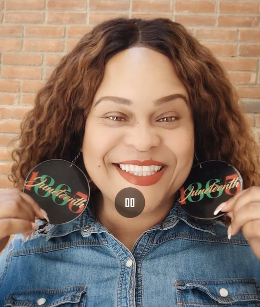 Juneteenth Jumbo Earrings - New