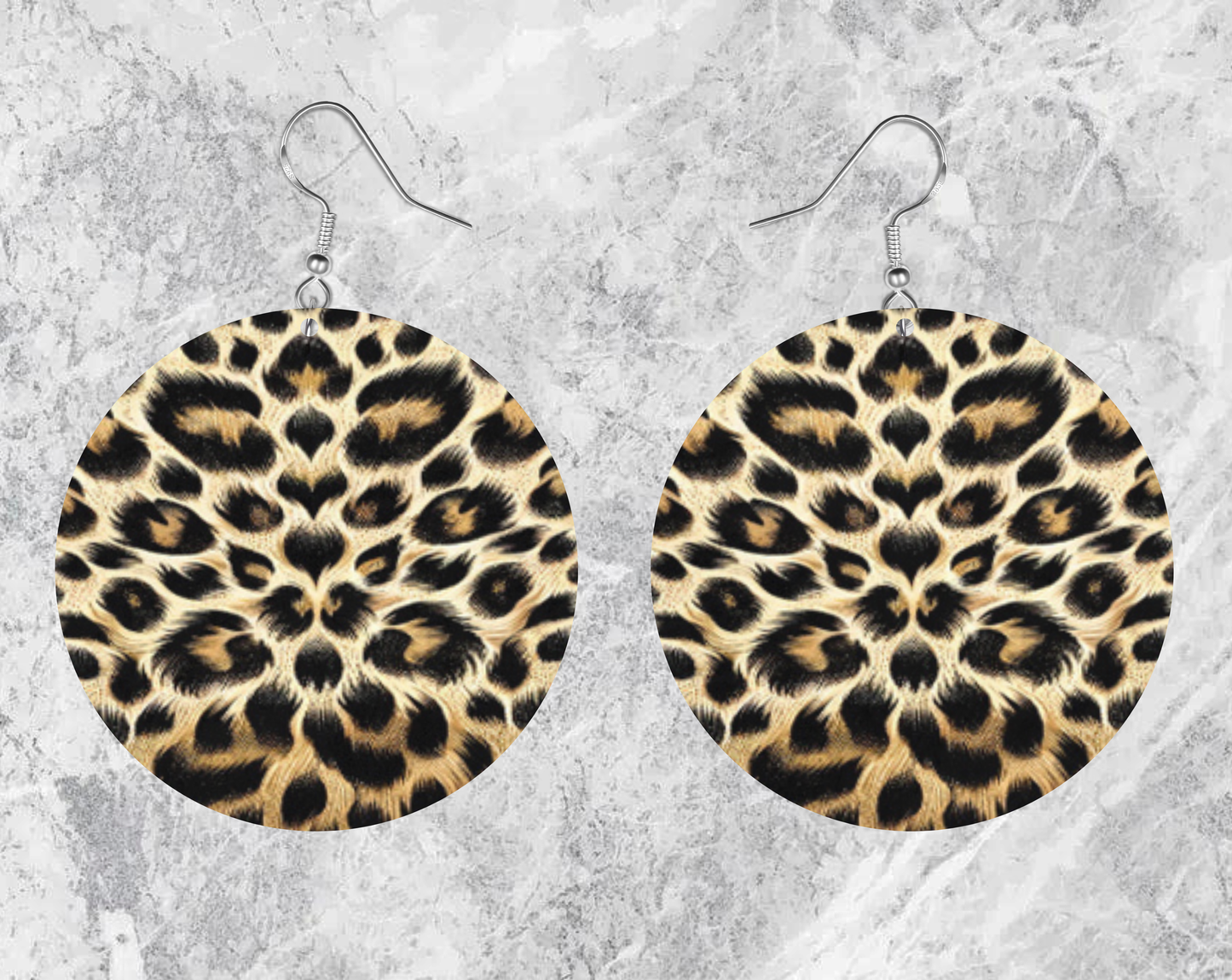 Stunna Animal Print Jumbo Earrings - New