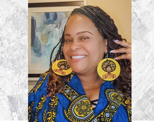 Sunflower Goddess Jumbo Earrings - New